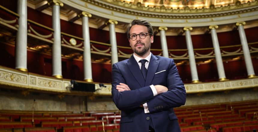 09 juillet 2024 : M. Benjamin Lucas, depute de la 8e circonscription des Yvelines (78), dans l'hemicycle. XVIIe legislature