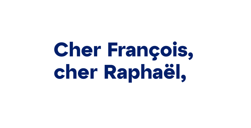 Cher françois
